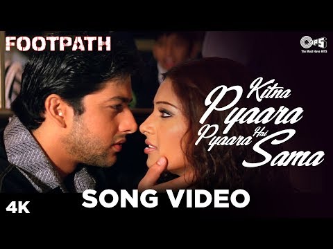 Kitna Pyaara Pyaara Hai Sama Song Video - Footpath | Alka Yagnik,Abhijeet | Bipasha, Aftab