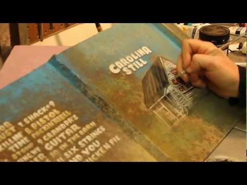 Carolina Still - Color Of Rust - Album Cover Process Illustration