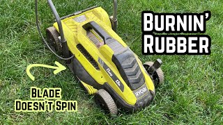 Ryobi Plug-In Electric Lawnmower Doesn't Cut Grass, Let's Fix It