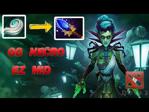 How To Solo Mid Death Prophet Vs Necrophos | 100% UNKILLABLE | Best Items Build Guid-Dota 2 Gameplay