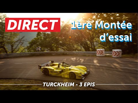 #Direct : 1ère Montée d'essai de la 69ème Course de Côte de Turckheim 3 Epis