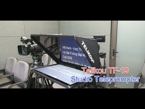 Telikou TF 19 Studio Teleprompter : unboxing.