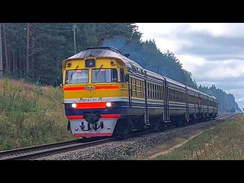 DMU's DR1A-311/198+290 from Daugavpils returning to Riga