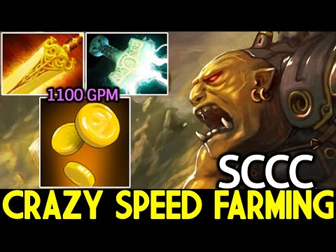 SCCC [Alchemist] Crazy Speed Farming Radiance + Mjollnir Build Dota 2