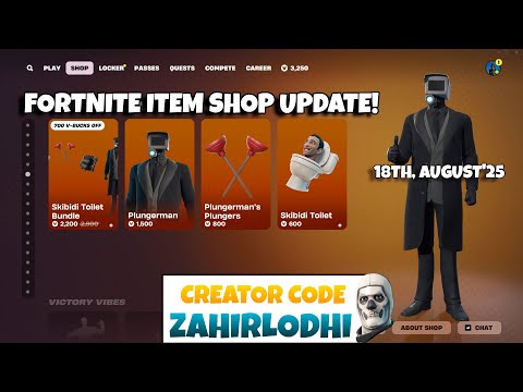 Fortnite Item Shop Update! [18th August, 2025] (CH6 S4)