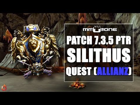 WoW Legion Patch 7.3.5 PTR Silithus Questreihe - Neue Quests für die Allianz