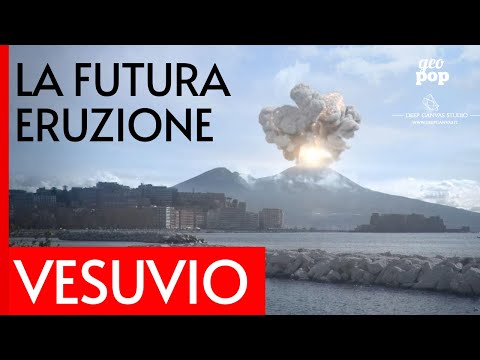 THE FUTURE ERUPTION OF VESUVIUS - realistic animation for a PREVENTION message