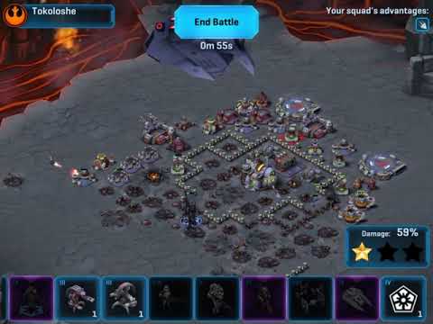 Star wars commander/ Attacking on rebel with yavin outpost