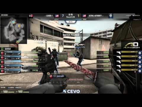 Astral Authority vs Leader-1 Game 3 (CEVO-M CS:GO Season 8 Playoffs) Latorr & Misled