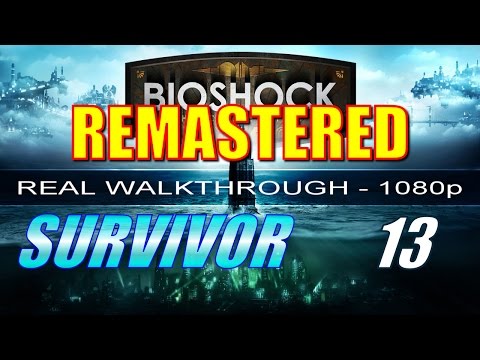 Bioshock Remastered Walkthrough #13 SURVIVOR - Spending 400 Adam, Big Daddy Kill & Julie Langford