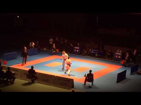 Karate 1 Okinawa 2017 - Final Female Kumite +68kg Kovaleva Vera(RUS) vs. Uekusa Ayumi(JPN)