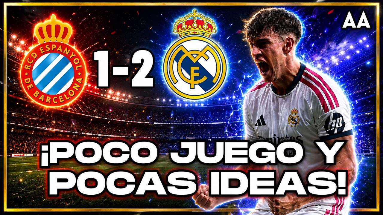 ¡POCAS ideas y MUCHO sufrimiento! Espí salva al Real Madrid | Andrés Agulla