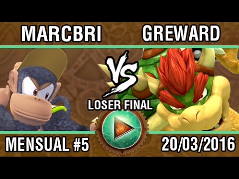 [Afterlife 5] Marcbri (Diddy Kong) vs Greward (Bowser, MegaMan) SSB4 Loser Final