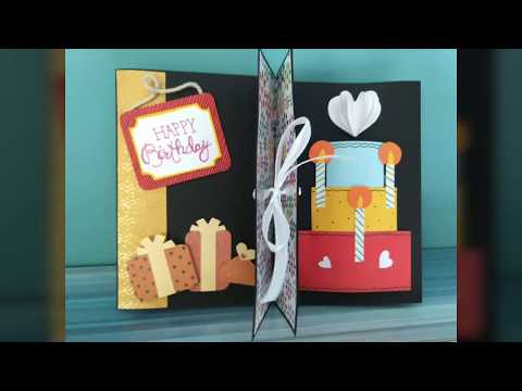 Double tri-shutter card || Customized card album by Pratiksha