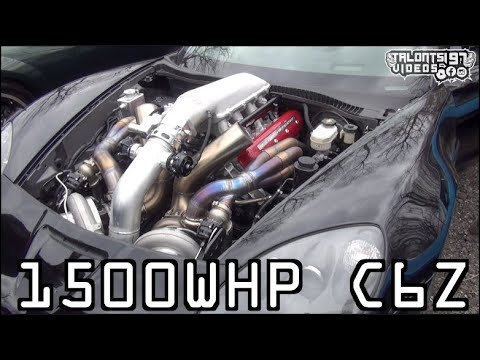 1500WHP TT C6Z Vette On A Heartbreaker Dyno