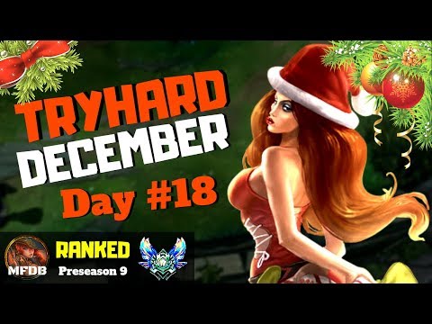 FULL TRYHARD for ONE MONTH [Day #18] - League of Legends (Preseason 9)