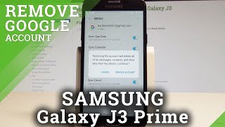How to Remove Google Account on SAMSUNG Galaxy J3 Prime |HardReset.Info
