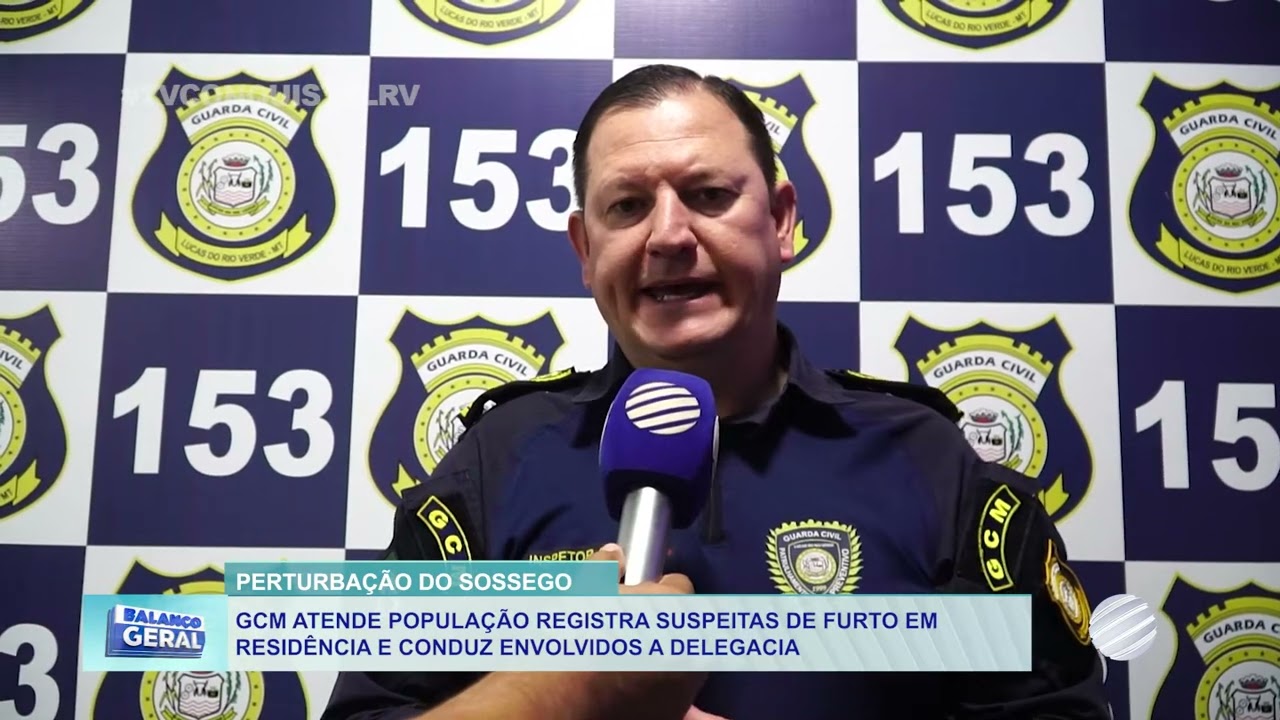 GCM atende população e registra suspeitas de furto em residência e conduz envolvidos a delegacia