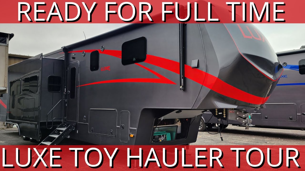 A photo of this 2023 Luxe TOY HAULER 47FB