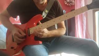 Video thumbnail for Kramer Striker Jumper Red 2022 Humbucking bridge "test sound" Hard Rock riff/lead solo by Maxguitar67