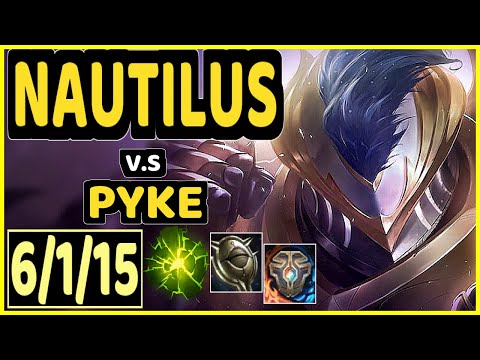 GISTICK (NAUTILUS) vs PYKE - 6/1/15 KDA BOTTOM SUPPORT CHALLENGER GAMEPLAY - EUW