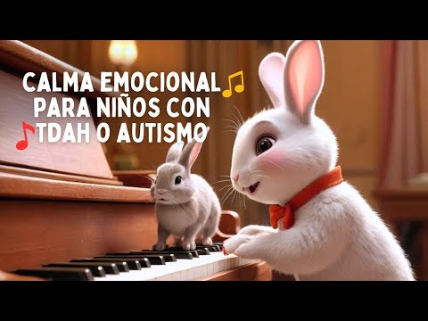 Musicoterapia para Calmar Niños con TDAH y AUTISMO  🎶🧸 5 HORAS