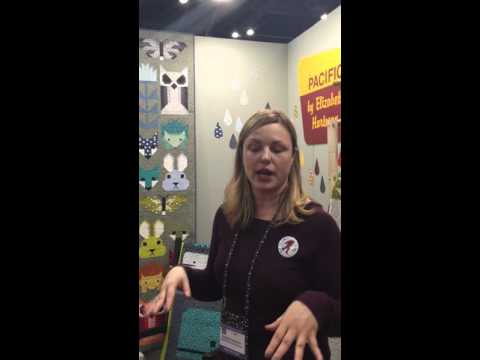 Quilt Market 2015 - Interview with Elizabeth Hartman about her Fancy Forest quilt.