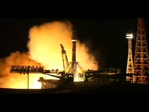 Satellite Feed -- Soyuz Flight ST25- Baikonur launch