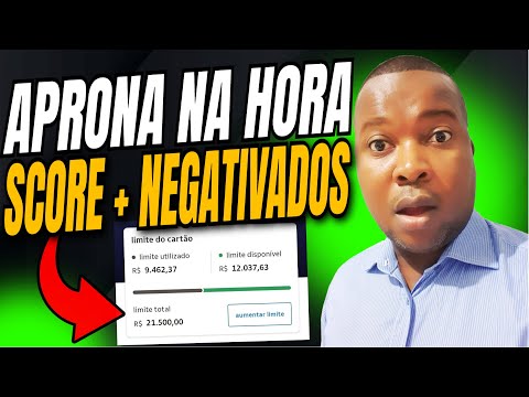 Cartão de Crédito NOVO | Aprovado na Hora e Libera para score baixo e Nome Sujo!
