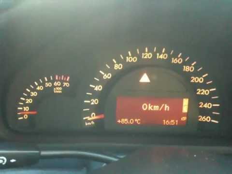 Mercedes w203 / C240 0-100 km/h