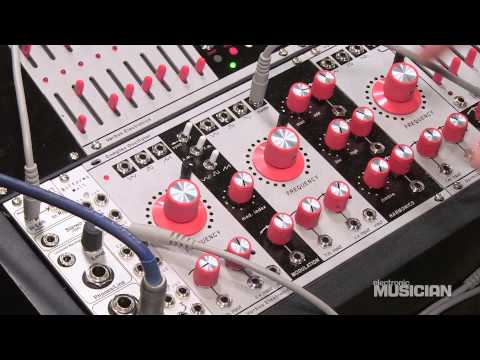 Verbos Electronics analog synth modules at NAMM 2014, 1 of 2