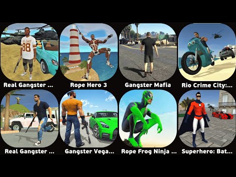 Real Gangster Crime,Rope Hero 3,Gangster Mafia,Rio Crime City Mafia Gangster,Real Gangster Crime 2