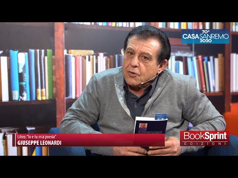 Giuseppe Leonardi da Casa Sanremo 2020 - BookSprint Edizioni