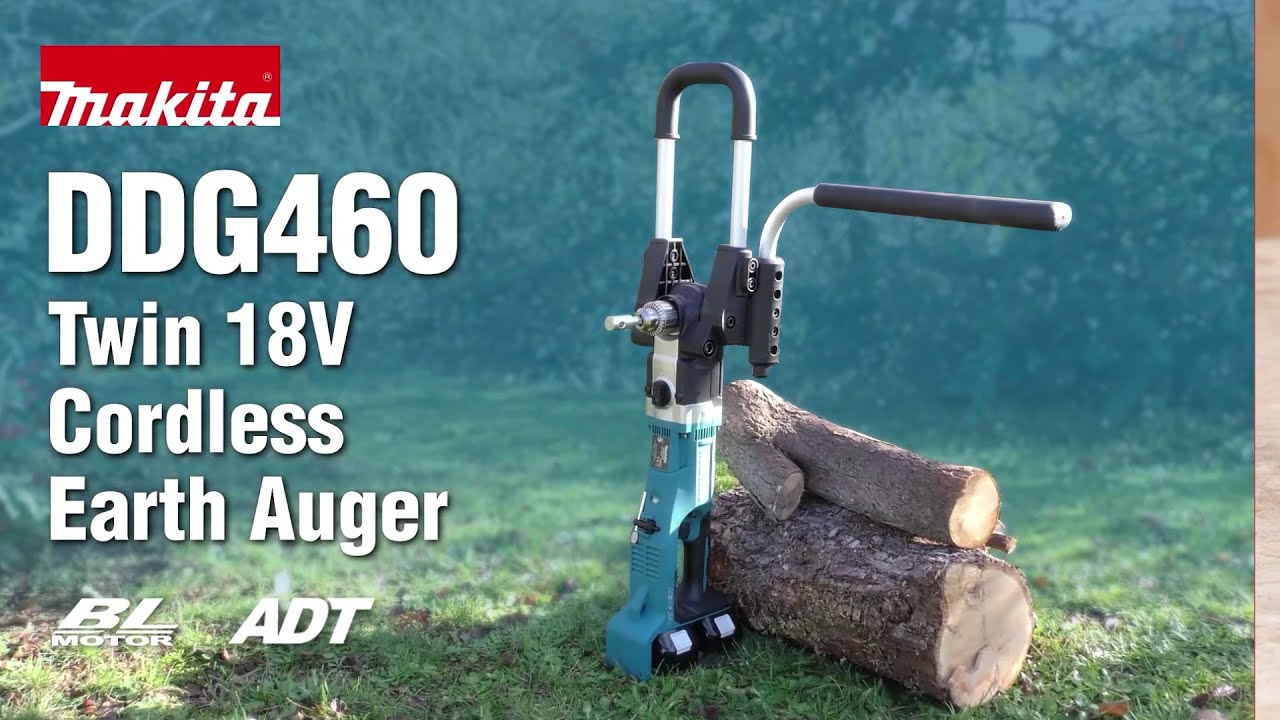 DDG460ZX7 สว่านเจาะดินไร้สาย 18+18V BL,ADT.XPT