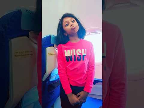 #funny expressions by nirvi #on the flight #nirvigna princess #cute