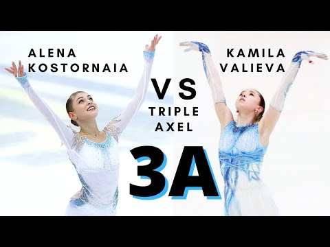 Alena KOSTORNAIA vs Kamila VALIEVA: TRIPLE AXEL (3A)