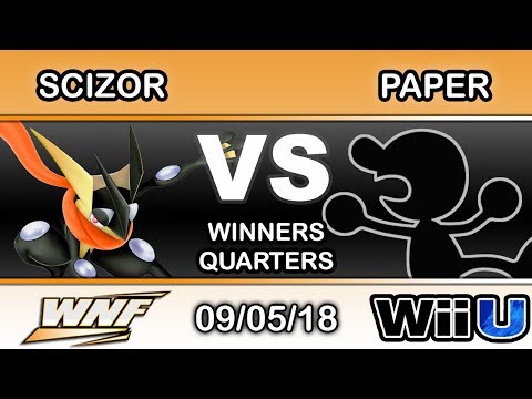 WNF 3.5 - Scizor (Greninja) Vs. Paper (Mr. Game & Watch) Winners Side - Smash 4