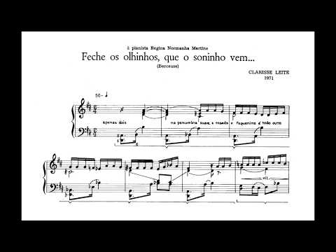 Clarisse Leite - Feche os olhinhos, que o soninho vem... (Yara Ferraz, piano)