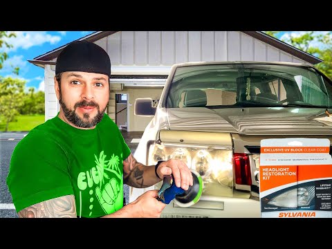 Sylvania Headlight Restoration Kit -Night & Day Difference