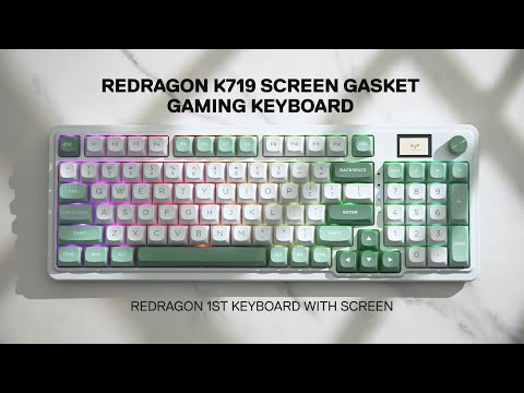 Redragon’s First-Ever Keyboard with a Screen: Meet the K719 PRO!