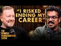 Ricky Gervais Roasting Celebrities At The Golden Globes Giving MILLIONS To Animal Charities