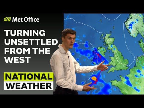 15/06/23 – Turning Unsettled from the West – Evening Weather Forecast UK – Met Office Weather