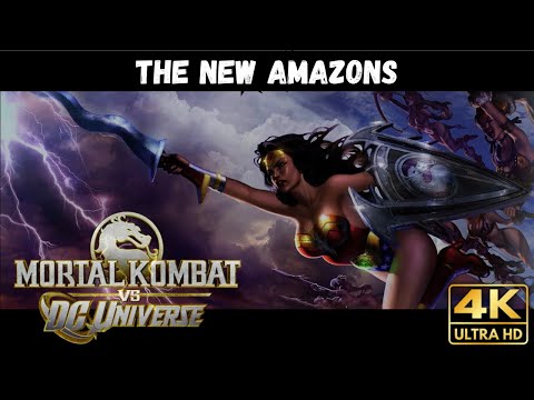 Powers Beyond The Greek Gods | Mortal Kombat vs DC Universe 4K Clips (Wonder Woman Character Ending)