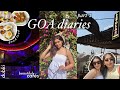 GOA Travel Vlog Part 2 Girls Trip Outfits For Goa Pretty Cafés Beaches Parties 2024