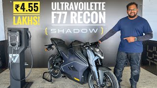 ₹4.55 Lakhs Electric Bike! - Ultraviolette F77 Recon | MotorBeam हिंदी