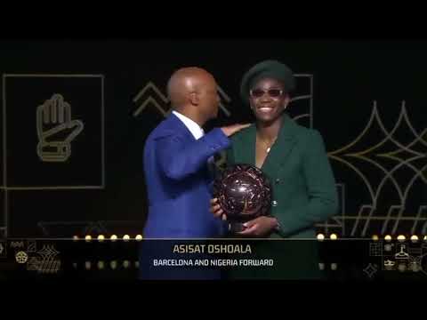 Asisat Oshoala Wins Her 6th Caf Awards 2023 (Africa Women Player Of The Year)