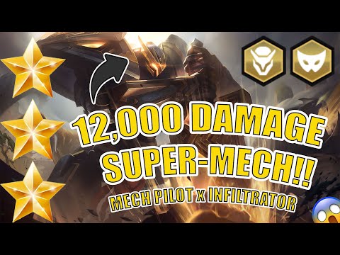 12,000 DMG SUPER-MECH!! 🤖 MECH PILOT x INFILTRATOR 🔥 TFT Guide | Teamfight Tactics Galaxies 🌌
