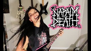 Napalm Death - Vision Conquest (Morgehenna guitar cover)