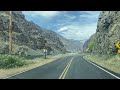 Driving along snake river in hells canyon
