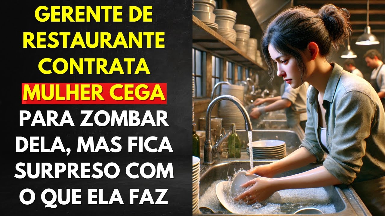 Gerente De Restaurante Contrata Mulher Cega Para Zombar Dela, Mas Fica Surpreso Com o Que Ela Faz...